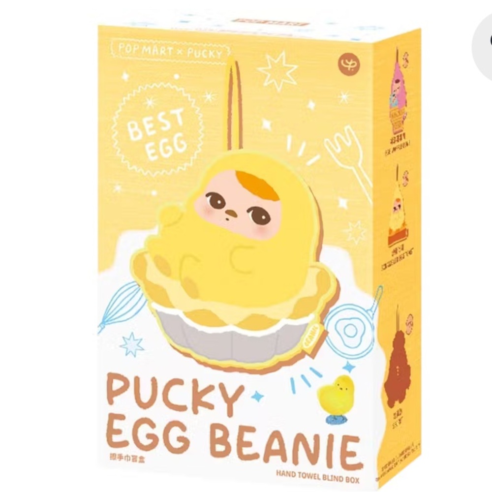 AUTHENTIC Pucky Egg Beanie Hand Towel Blind Box